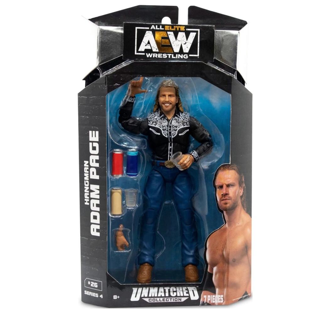 Jazwares AEW Wrestling Unmatched Hangman Adam Page #26 - 6" Action Figure